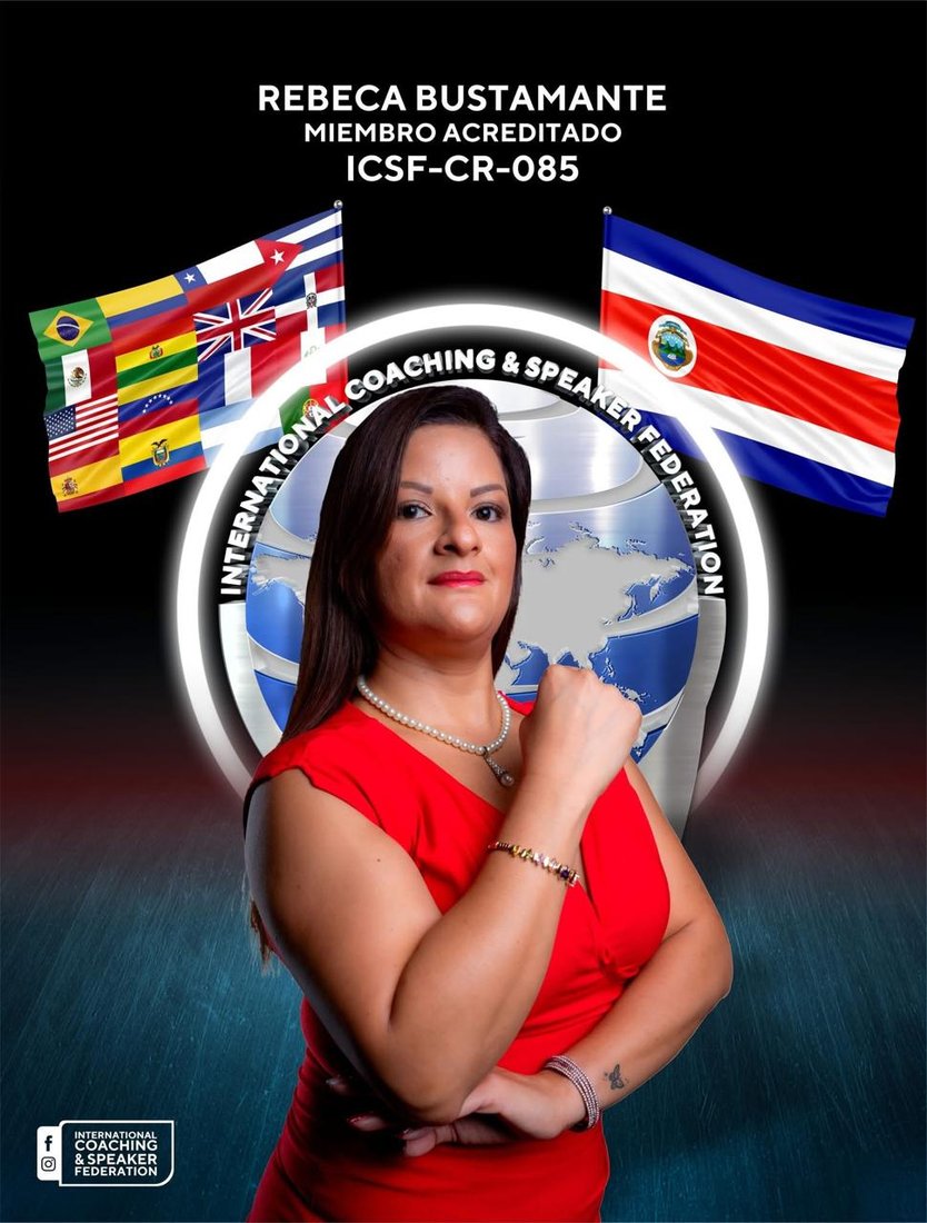 Rebe Bustamante — Miembro acreditado International Coaching & Speaker Federation (ICSF-CR-085)
